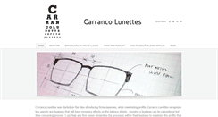 Desktop Screenshot of carranco-lunettes.com